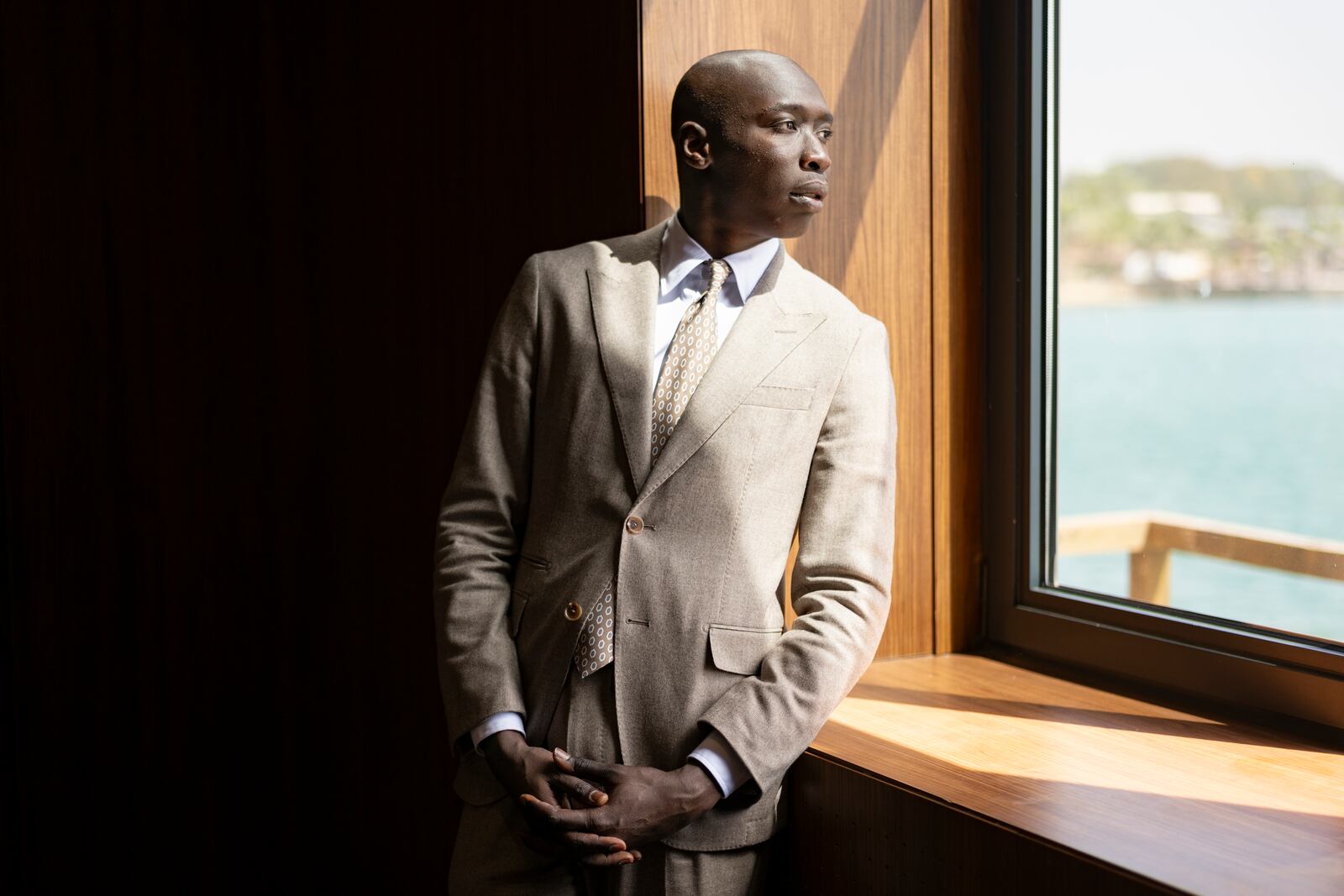 FILE - TikTok star Khaby Lame poses for a photograph after being named UNICEF Goodwill Ambassador in Dakar, Senegal, Jan. 31, 2025. (AP Photo/Sylvain Cherkaoui, File)