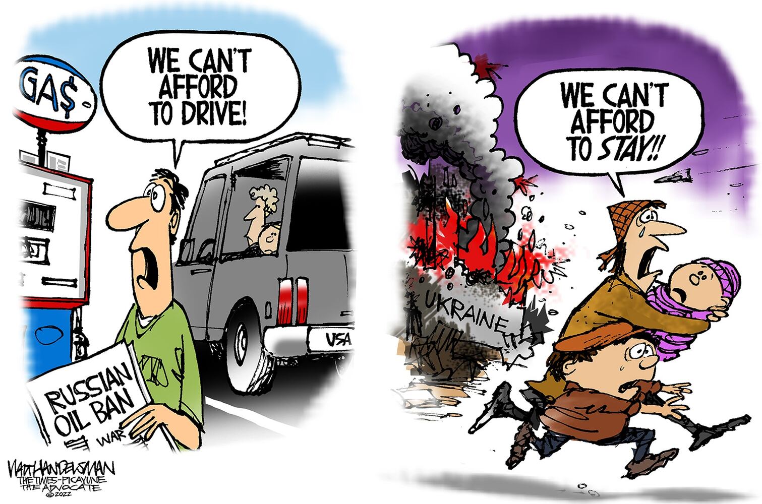 WEEK IN CARTOONS: Gas prices, Ukraine, Putin and more