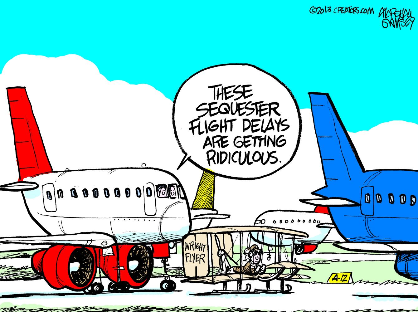 Today's cartoons: Air traffic controllers