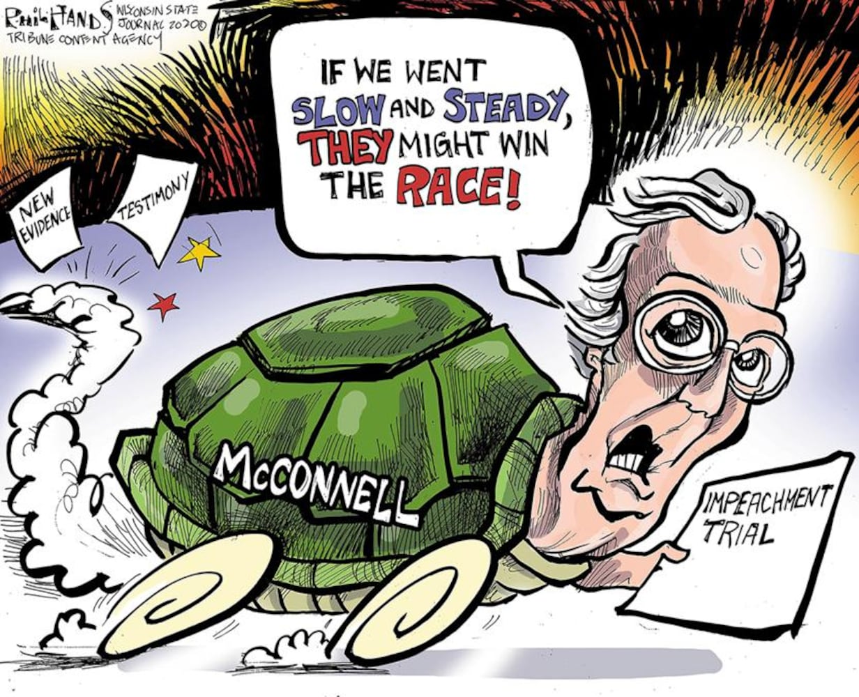 Week in cartoons: Boeing, Mitch McConnell and more