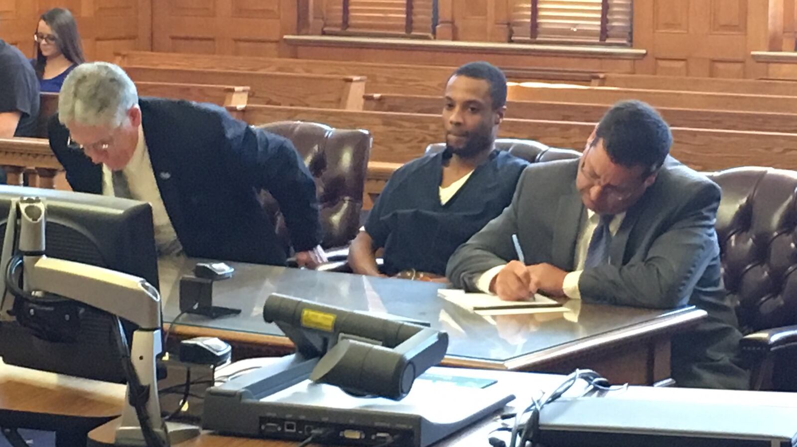 Michael D. McLendon pleaded not guilty to aggravated murder and other charges during his arraignment May 4, 2018, in Greene County Common Pleas Court. He faces the death penalty, if convicted as charged, in the fatal shooting of 29-year-old Andrew Day, a clerk at the Hampton Inn in Fairborn.