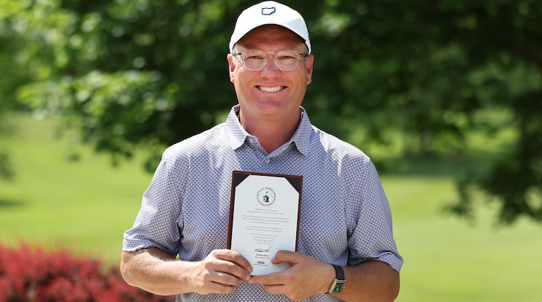 Former Wright State golf coach Pete Samborsky will play in the U.S. Senior Open in late June in Colorado Springs, Colorado. MVGA / CONTRIBUTED PHOTO