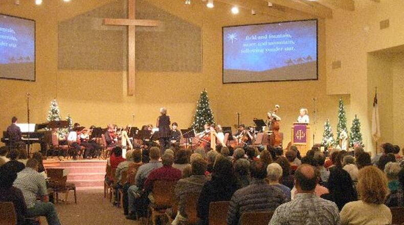 Several of the biggest local churches will host Christmas services Monday and Tuesday. CONTRIBUTED