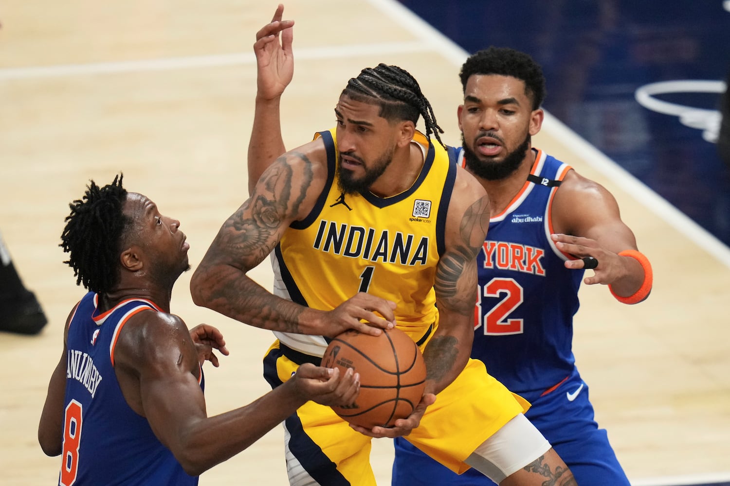 Knicks Pacers Basketball