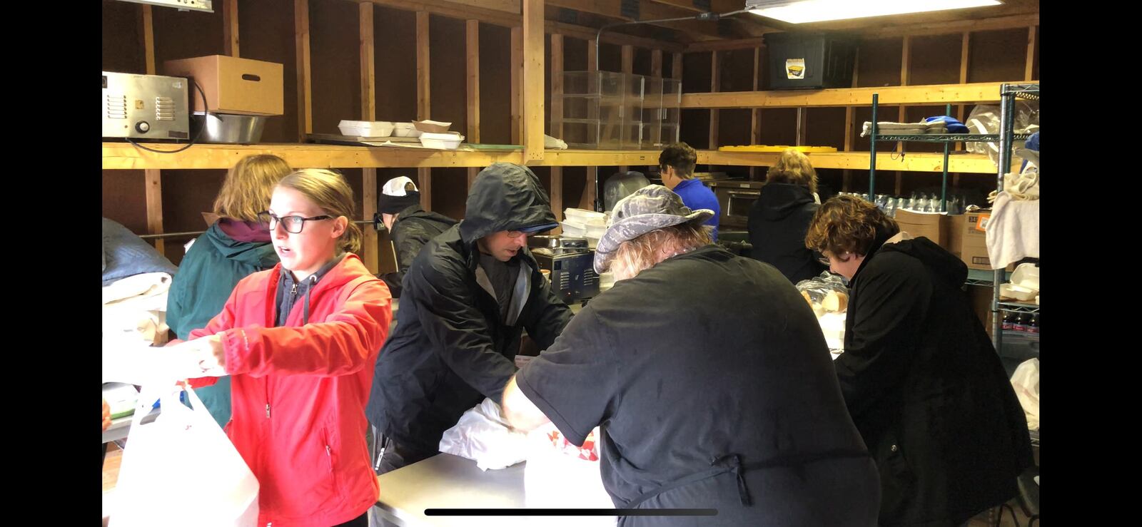 Curbside pickup at Italian Fall Festa 2018.
