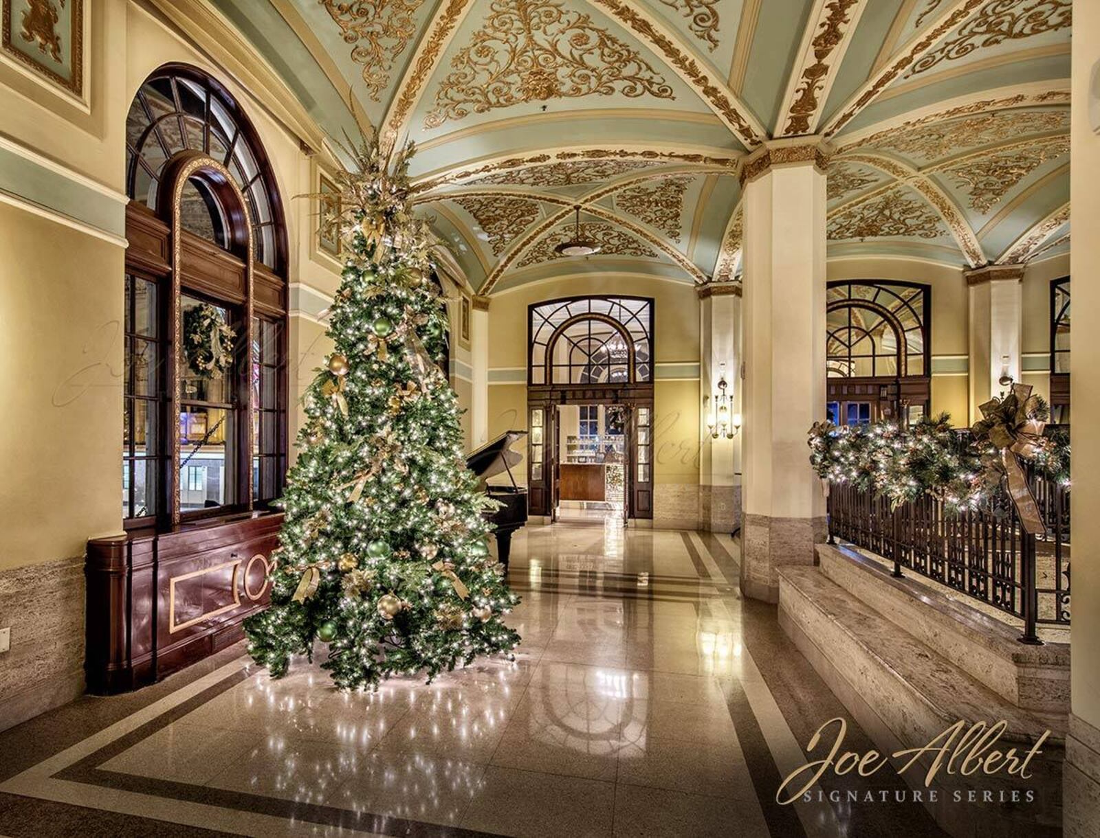 The lobby of the Onesto Hotel in Canton. Developers propose a major overhaul to the lobby of the Third National Bank Building at 34 N. Main St., across from Courthouse Square. CONTRIBUTED
