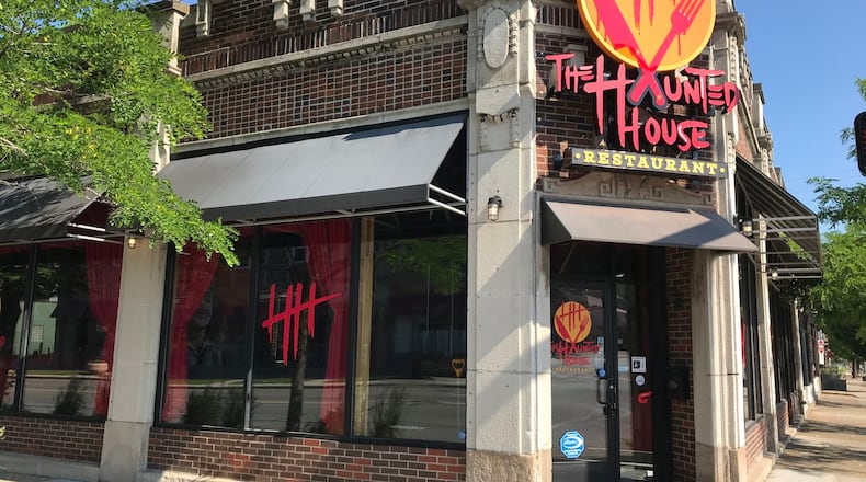 The Haunted House Restaurant in Cleveland Heights serves up horror-movie-themed dishes and spooky ambiance.
