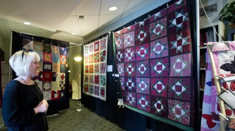 The fourth annual quilt show at Wright State is going on now through 4 p.m. Saturday in WSU’s student union. This year’s show features quilts made for hospice patients.