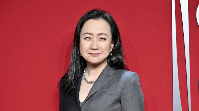 FILE - Min Jin Lee attends the GQ Global Creativity Awards in New York on April 6, 2023. (Photo by Evan Agostini/Invision/AP, File)