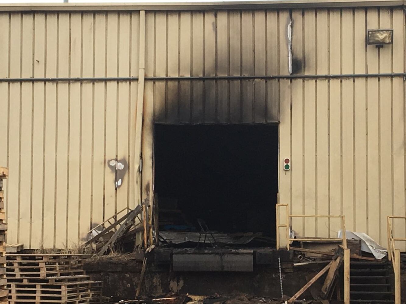PHOTOS: Flames seen in BDL Supply fire in South Charleston