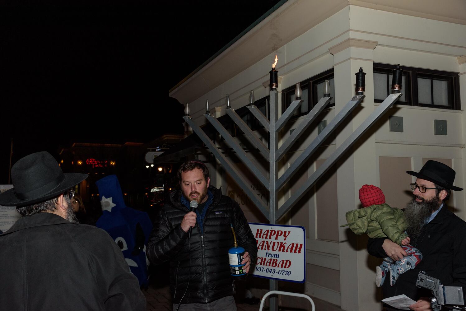 PHOTOS: Chabad of Greater Dayton’s Grand Menorah Lighting at The Greene