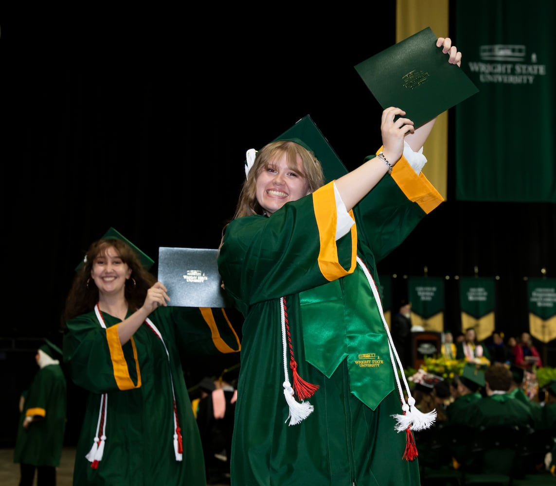 Wright State University's 2025 spring commencement