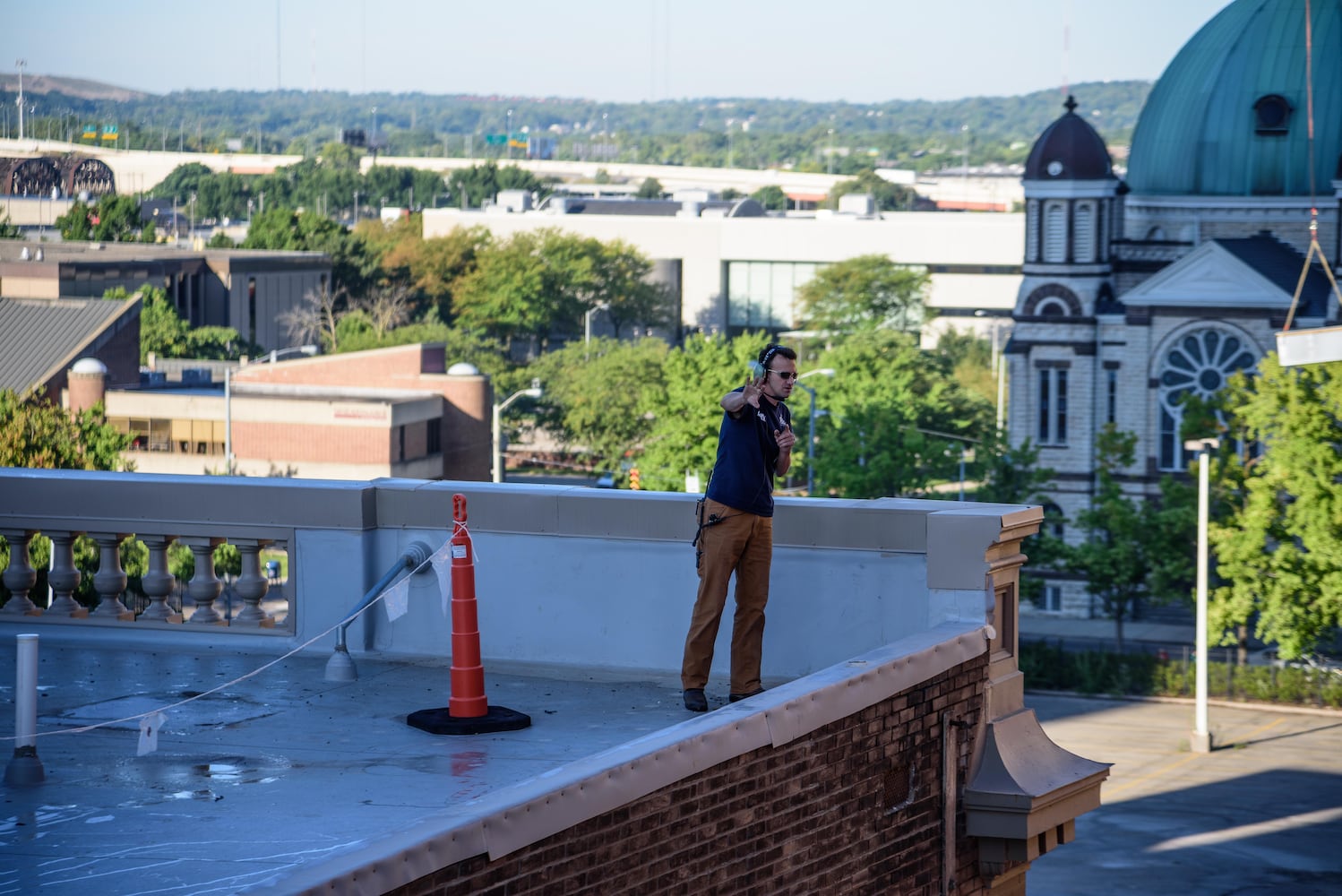 PHOTOS: Special delivery to Dayton Arcade
