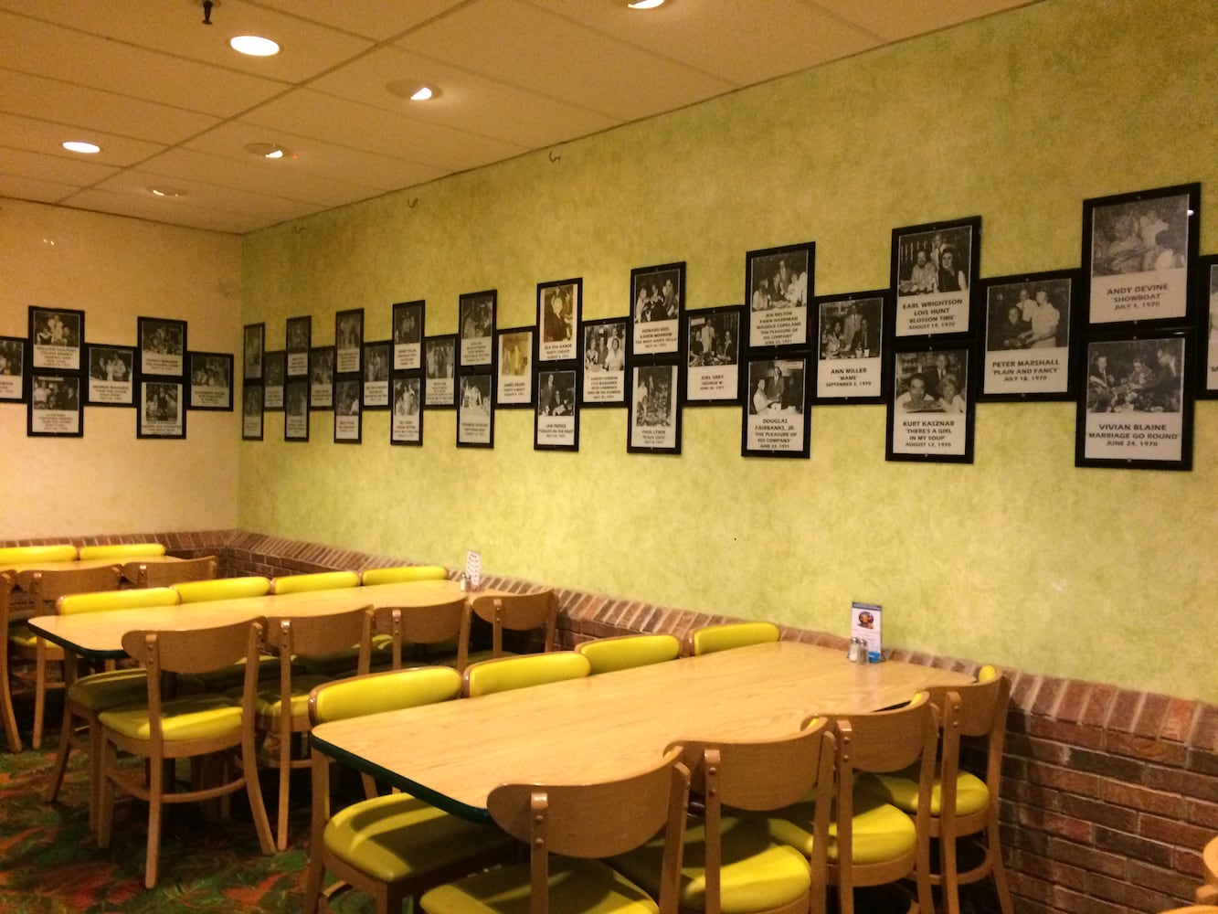 Famous faces at Marion's Piazza
