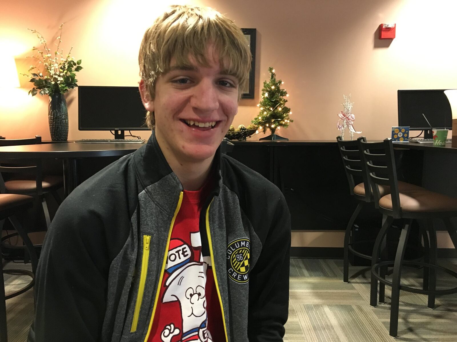 Cedarville freshman Brandon Smith is from Springfield. He said he voted for Trump despite misgivings about some of his public statements. “The problem is he has a mouth — and a Twitter account,” he said.