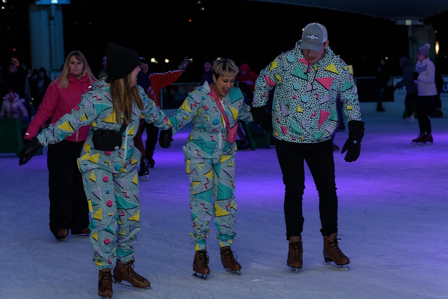PHOTOS: Did we spot you ice skating during '90s Night at RiverScape MetroPark?