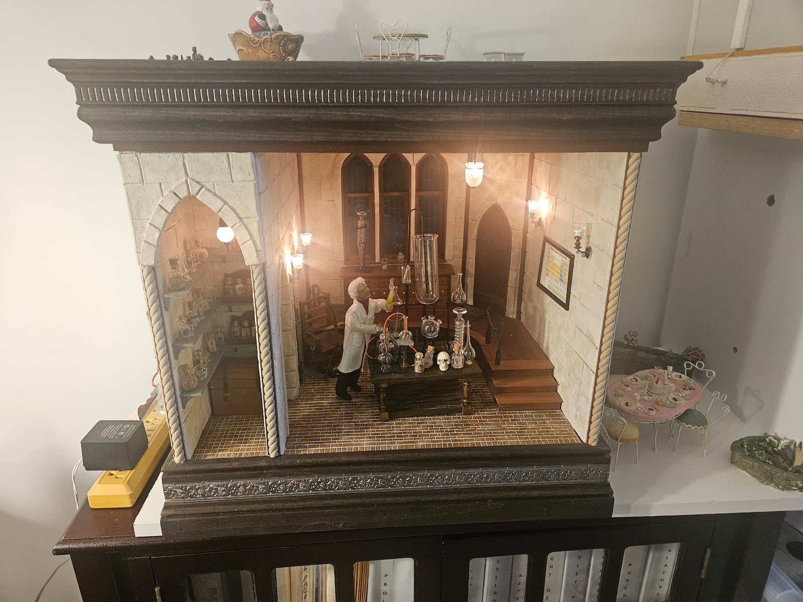 Miniatures built by Helen Naughton. CONTRIBUTED