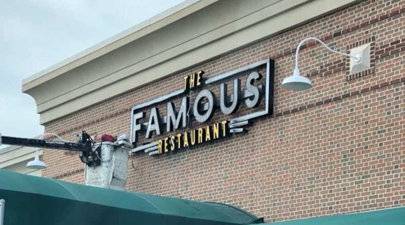 The Famous Restaurant in south Centerville. Photo from The Famous Restaurant Facebook page