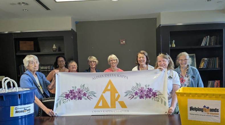 The Kappa Chapter of Alpha Delta Kappa, an international honorary sorority for women educators, has partnered with Helping Hands of Dayton  to support families facing unexpected hospital stays by creating Care Kits for families whose children are hospitalized.
CONTRIBUTED