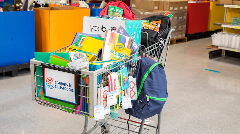 Crayons to Classrooms needs supplies for local teachers and students.