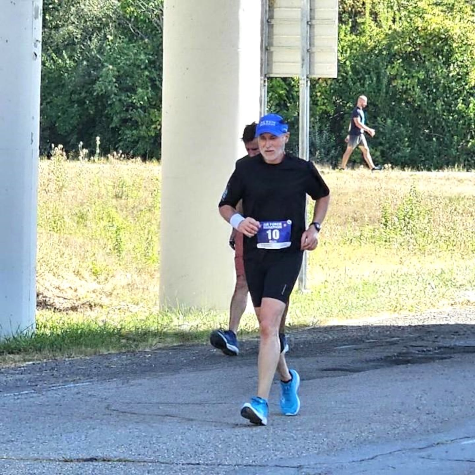 Stars runner Rich Gestrich  of Bellbrook running the USAF Marathon  last year. CONTRIBUTED PHOTO