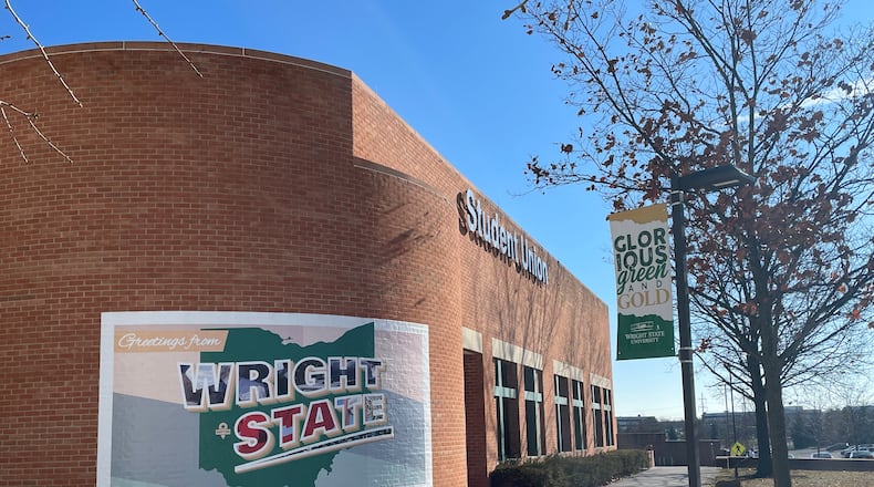 Wright State University's Student Union contains the campus' fitness center, a dining facility, the bookstore and more.