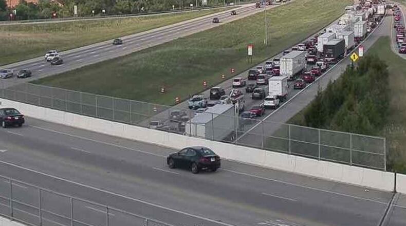 A crash on Interstate 75 south on Wednesday, July 31, 2019, caused a major traffic backup near union Centre Boulevard.