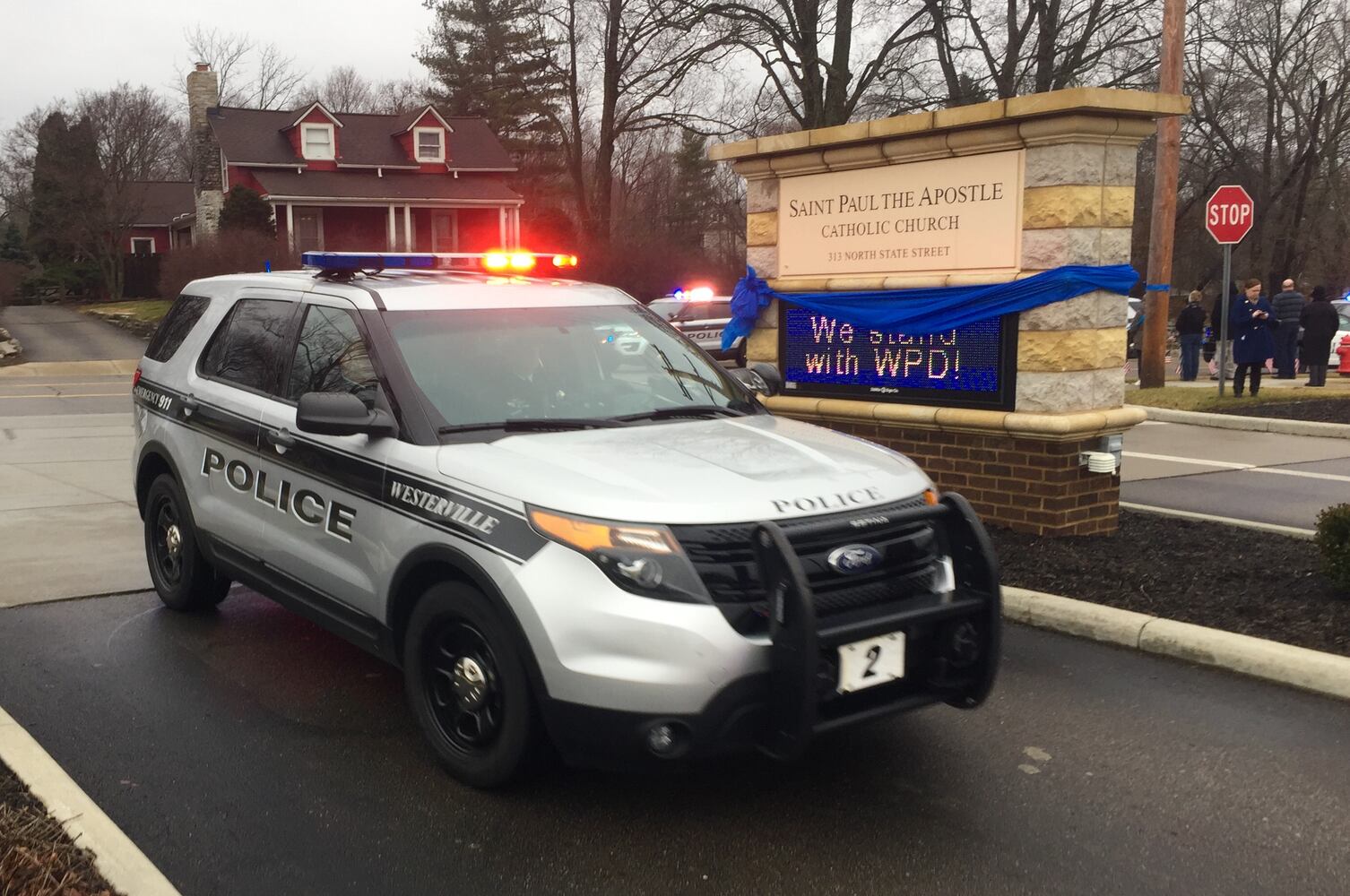 PHOTOS: Funeral held for Westerville, Ohio officers who were killed