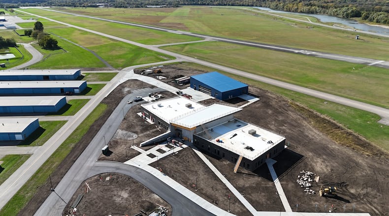 In March, next to an airstrip at Middletown Regional Airport, Butler Tech is scheduled to open its $15 million its first, free-standing Aviation Education Center for high school students from the career schools’ 11 local school districts it serves. The aviation school is one of three major Butler Tech facilities scheduled to open in the first half of 2026. CONTRIBUTED