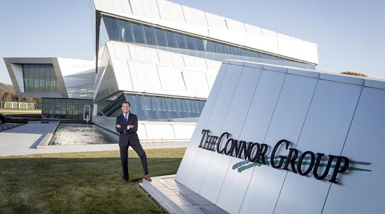 Larry Connor, managing partner of The Connor Group, outside his company’s headquarters off Springboro Pike in Miami Twp. CONTRIBUTED.
