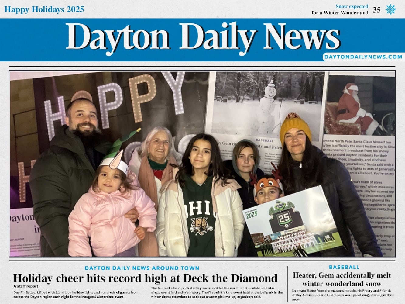 Did we spot you at Deck the Diamond?