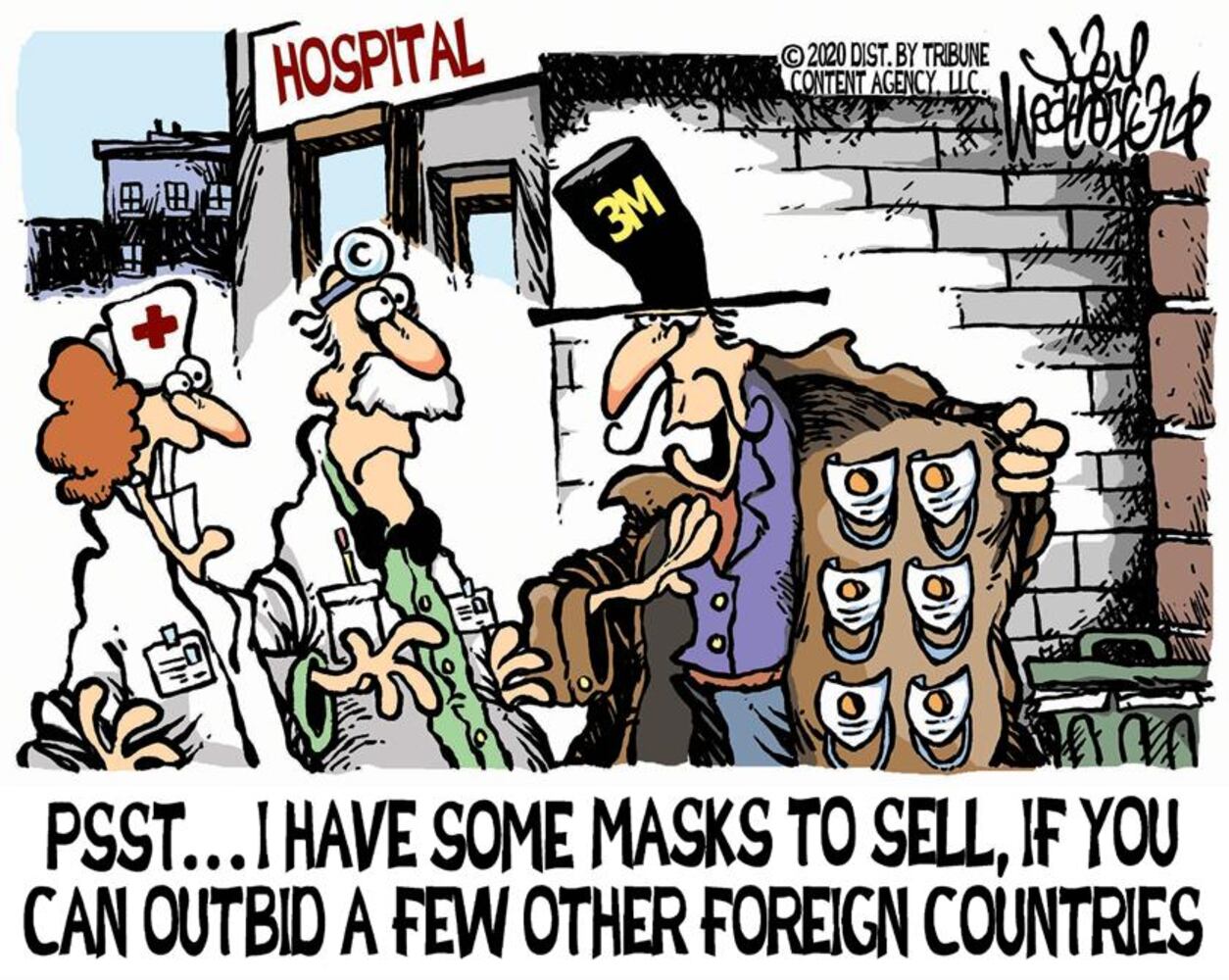 Week in cartoons: Essential business, stimulus checks and more