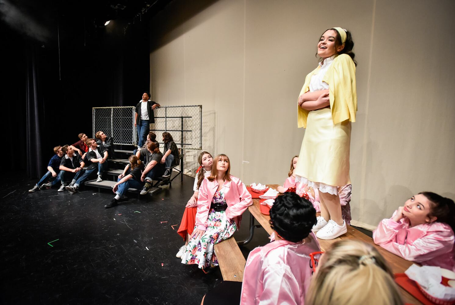 Madison students rehearse for upcoming "Grease" musical