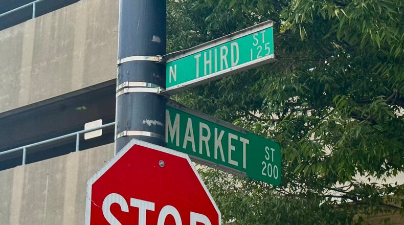 The Hamilton Police Department and Butler County Coroner's Office are investigating if a set of bones found during a routine sewer inspection are human. The bones were found on Wednesday, Aug. 27, 2025, in an area of the sewer of Market and North Third streets in downtown Hamilton. MICHAEL D. PITMAN/STAFF