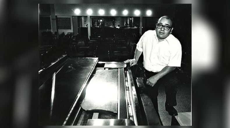 Jerry Gillotti at his Gilly's jazz club in 1977. CONTRIBUTED