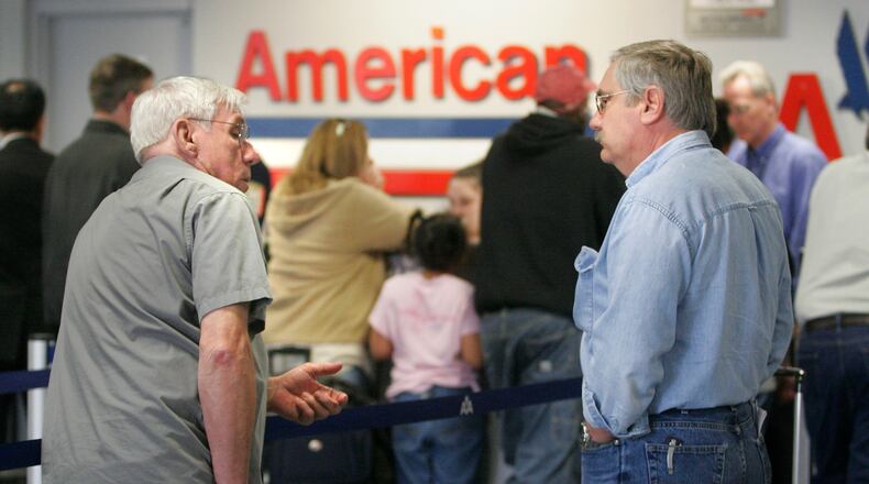 American Airlines offers one of the cheapest flights to go see area teams play in the NCAA tournament. Staff photo by Chris Stewart