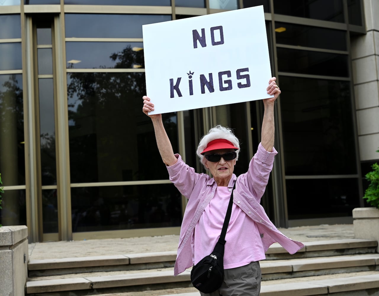 No Kings protest Hamilton