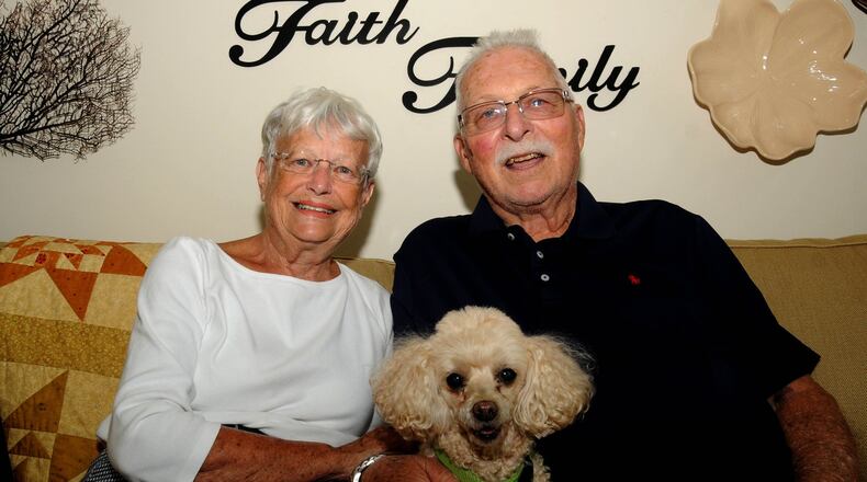 Gene and Sue Carl, of Centerville, lifelong subscribers of the Dayton Daily News