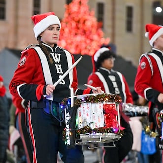 The 53rd annual Dayton Holiday Festival featuring the Grande Illumination and Grande Illumination Parade occurred on Friday, Nov. 28 in downtown Dayton. BRYANT BILLING/STAFF