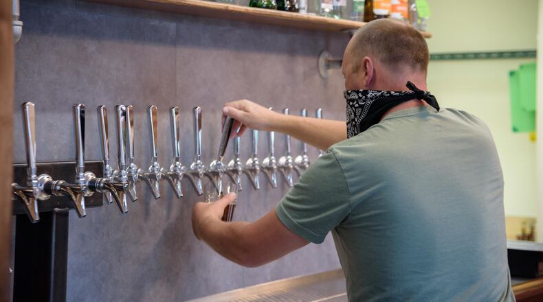 Here's a look at the soft opening of Chaffee's Brewhouse, located at 15 S. Second St. in downtown Tipp City. The brewhouse features a full bar with Ohio craft beer, craft cocktails, mocktails, wine and carryout beer. Patrons are encouraged to support nearby local restaurants by ordering food and bringing it into the brewhouse. Did we spot you there? TOM GILLIAM/CONTRIBUTING PHOTOGRAPHER