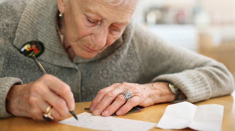 Fewer than half of women age 65 and older lived with a married or unmarried partner in 2016 while nearly three-fourths of men did so. (Konstantin Sutyagin/Dreamstime/TNS)