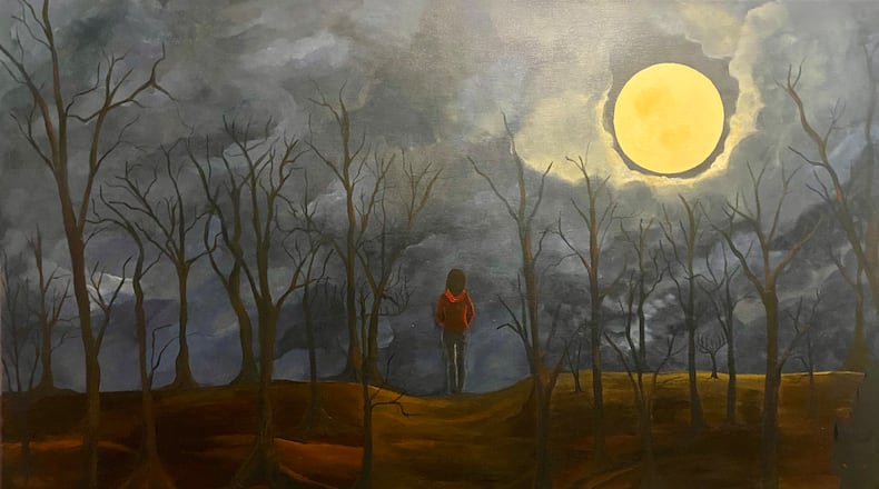 Shown here is one of the pieces by Rachel Vawter that will be featured in the "Nature of the Beast" exhibition at The Strauss Gallery in Hamilton. The exhibit is open through Feb. 28 with a "Main Event" 6-9 p.m. Feb. 20. CONTRIBUTED