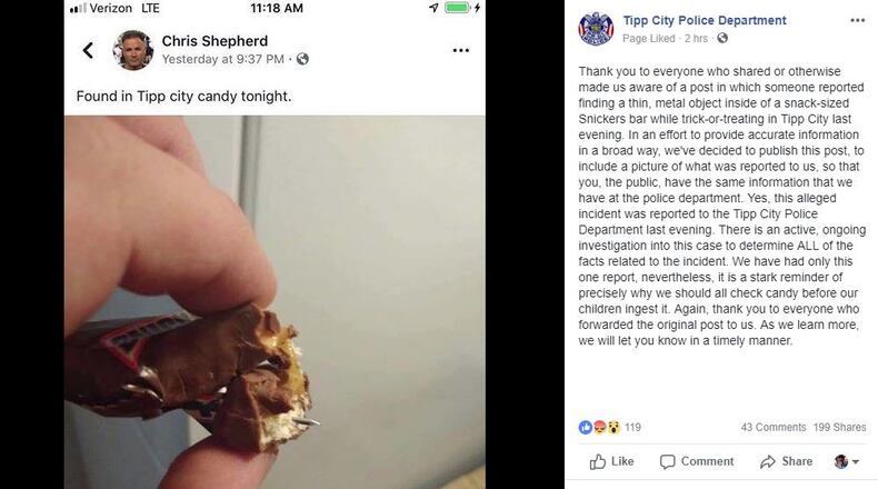 Contributed Photo/Tipp City Police Facebook