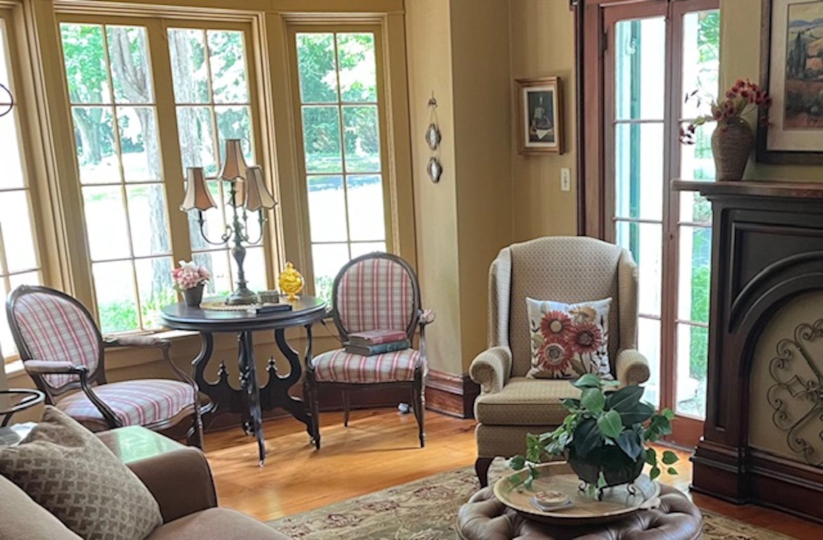 The parlor after being renovated. In 1998, the Wilson-Weller House was designated as a historical landmark in Centerville. Ed and Susan Ross continue the legacy of the home, now called the Wilson-Weller-Ross House, and they feel like they have a responsibility to preserve and communicate the home’s history to others. CONTRIBUTED