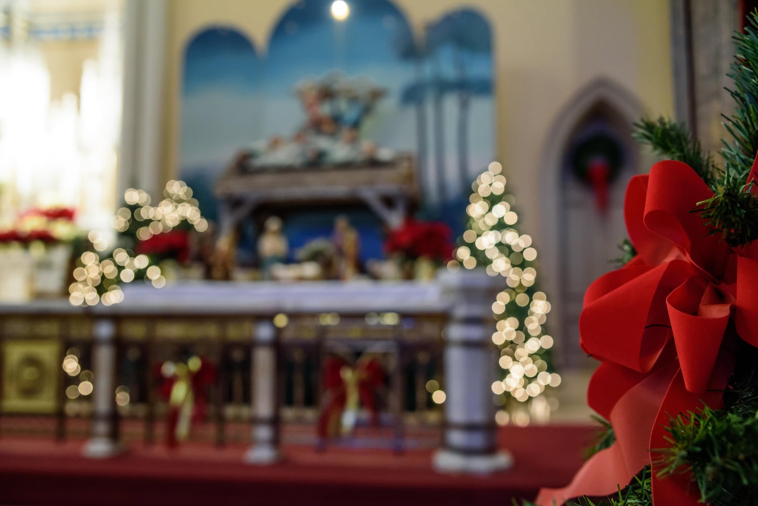 PHOTOS: See the oldest Catholic parish in Dayton decorated for Christmas