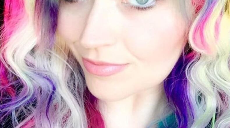 Mary Walls Penney is a nurse who specializes in Alzheimer’s and dementia treatment. Oh, and she also has tattoos, body piercings and very colorful hair — pink, purple, blue and green. CONTRIBUTED