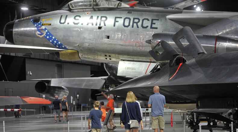 The National Museum of the U.S. Air Force will continue offering evening hours on the first Thursday of each month the rest of the year. MARSHALL GORBY\STAFF