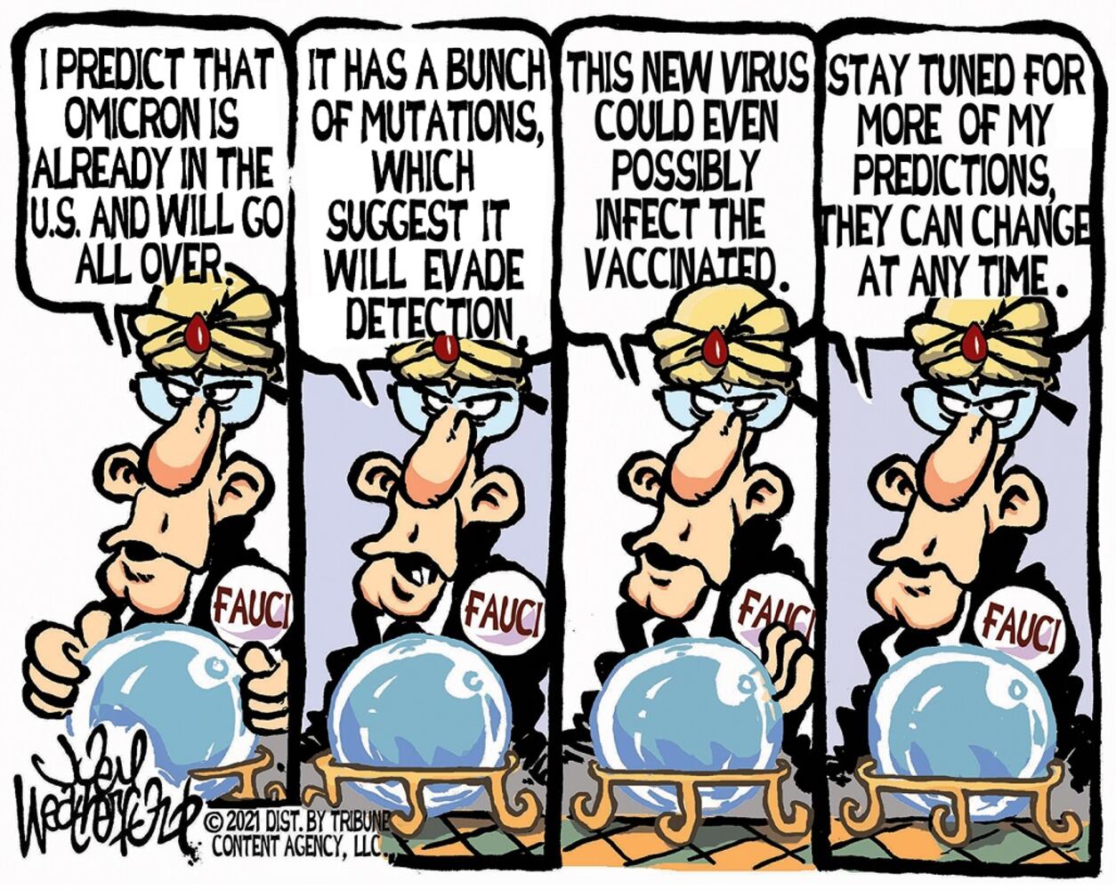 WEEK IN CARTOONS: Omicron, abortion laws and more