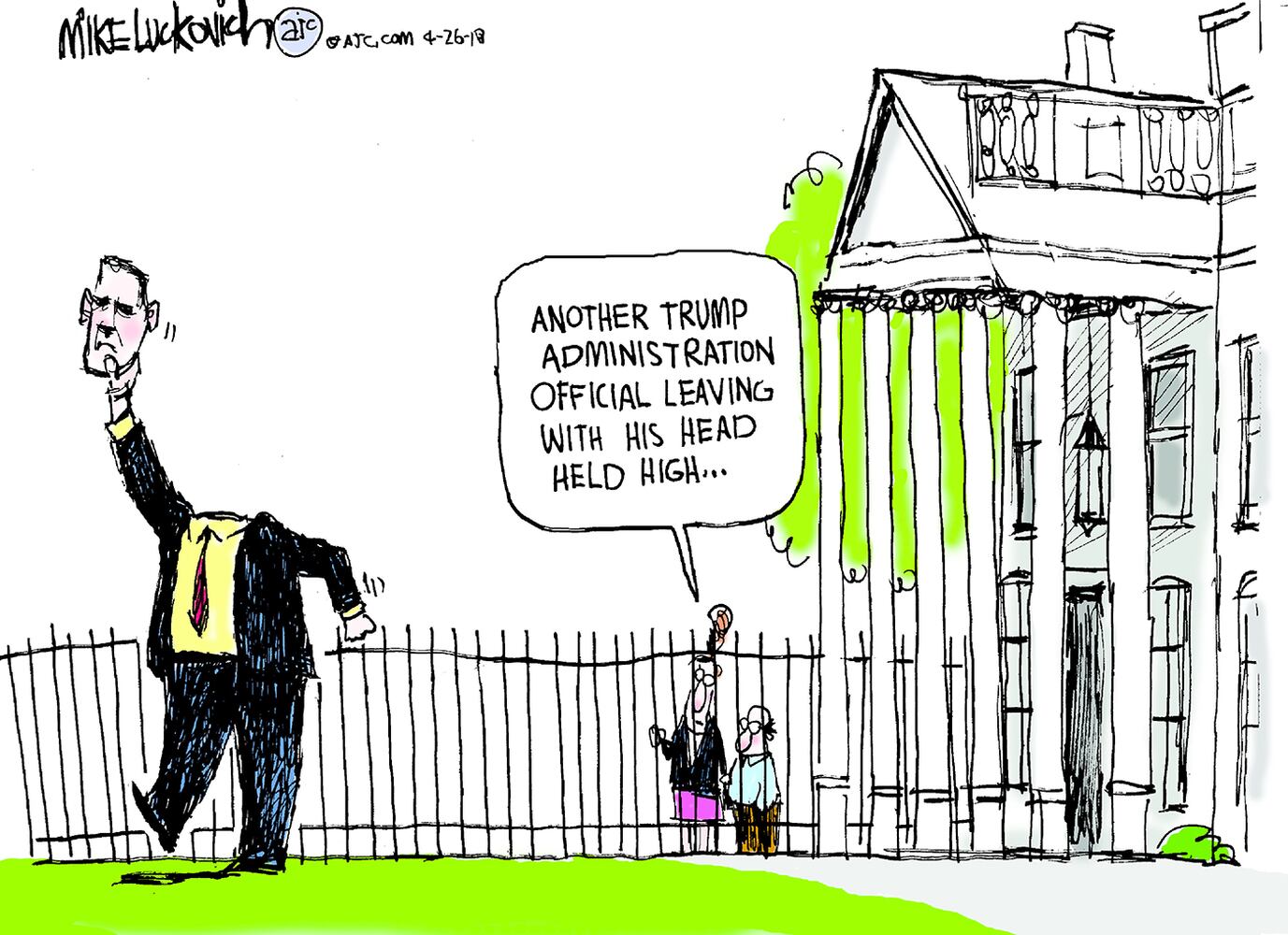 Week in cartoons: Barbara Bush, France's Macron and more