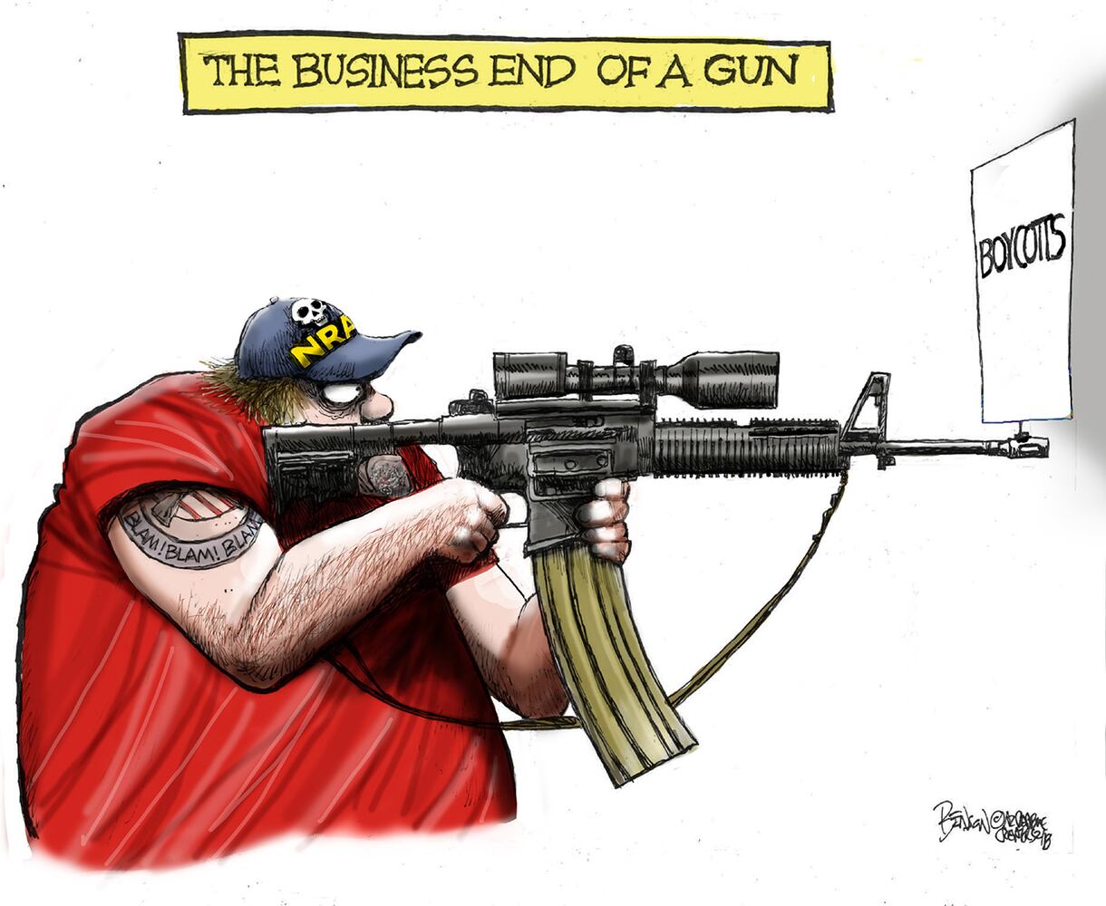 Week in cartoons: The NRA, arming teachers and more